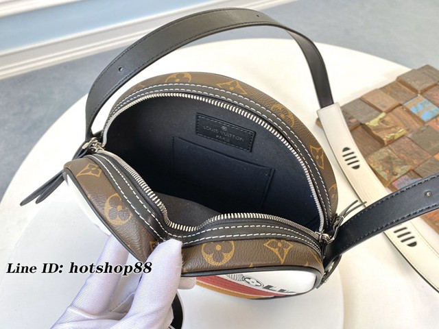 路易威登LV女包 M55653 Boite Chapeau Souple手袋 LV圓形小斜挎包 xxlv2378